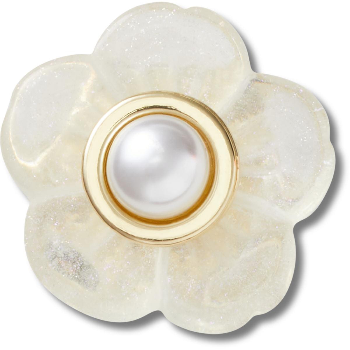 Jibbitz Crocs Gold and Silver Pearl Flower - imagine 6